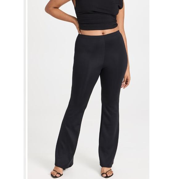 Good American Scuba Pull On Flare Pants | Womens 8 (5XL), Black New! - Picture 4 of 5
